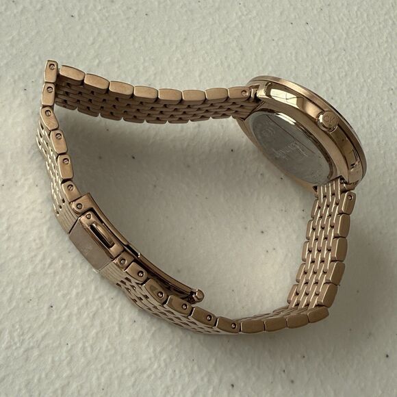 Calvin Klein Women’s Quartz Carnation Gold Mesh Bracelet Watch 28mm Steel main image 6